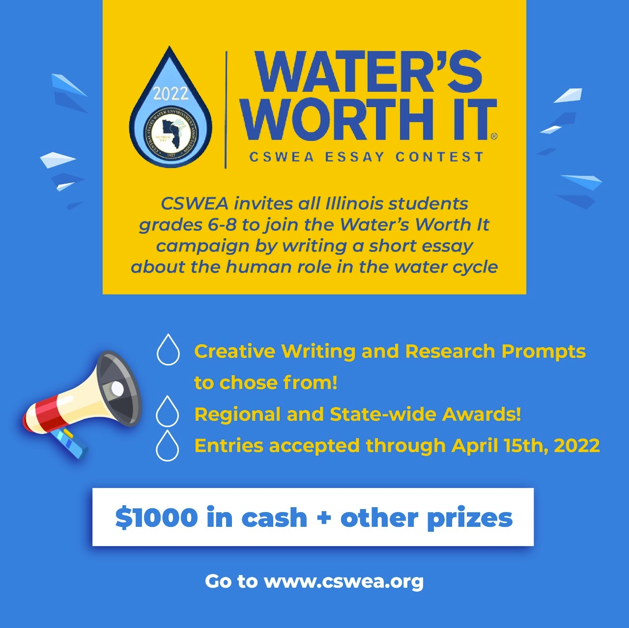 water's worth it essay contest